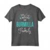 Simpatico Burmilla Design Family Cat - T-shirt regalo personalizzata per amanti dei gatti - Ideale per Compleanno o Natale