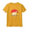 Burmilla Cat Sunset Retro Vintage Design - Maglietta per Amanti dei Gatti - Regalo per Compleanni e Festività