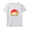 Burmilla Cat Sunset Retro Vintage Design - Maglietta per Amanti dei Gatti - Regalo per Compleanni e Festività