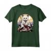 Gatto Giapponese Ninja Kawaii Burmilla Cat Samurai Maglietta - Design Unico per Appassionati di Gatti e Cultura Giapponese