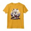 Gatto Giapponese Ninja Kawaii Burmilla Cat Samurai Maglietta - Design Unico per Appassionati di Gatti e Cultura Giapponese
