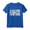 Uomo If I Can't Bring My Burmilla Cat I'm Not Going Maglietta - Funny Burmilla Cat Lover Shirt - Birthday Gift Idea