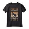 Cat Owner & Barista Motif - Coffee & Burmilla Cat Maglietta - Design Unico per Amanti Gatti Burmilla - Acquista Online