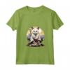 Donna Gatto giapponese Ninja Kawaii Burmilla Cat Samurai Maglietta con Collo a V - Design Unico - Acquista Online