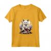 Donna Gatto Giapponese Ninja Kawaii - Samurai Burmilla Cat Maglietta con Collo a V - Stile Moda Unico
