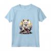 Donna Gatto Giapponese Ninja Kawaii - Samurai Burmilla Cat Maglietta con Collo a V - Stile Moda Unico