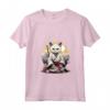 Donna Gatto Giapponese Ninja Kawaii - Samurai Burmilla Cat Maglietta con Collo a V - Stile Moda Unico