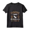 Donna Cat Owner & Barista Motif - Coffee & Burmilla Cat Maglietta con Collo a V - T-shirt Gatti Burmilla e Caffè per Veri Amanti dei Gatti