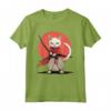 Samurai Burmilla Gatto giapponese Kawaii Ninja Cat Maglietta - Design intricato per gli Appassionati di Gatti e Cultura Giapponese