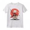 Samurai Burmilla Gatto giapponese Kawaii Ninja Cat Maglietta - Design intricato per gli Appassionati di Gatti e Cultura Giapponese