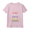Donna Burmilla Cats - Maglietta con Collo a V per Amanti dei Gatti - I Like Burmilla Cats And Maybe 3 People