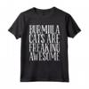 Uomo Gatti Burmilla - Burmilla - Gattino Burmilla Maglietta - Burmilla Cats are Freaking Awesome Gift Idea - Ideal for Burmilla Cat Lovers