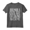 Uomo Gatti Burmilla - Burmilla - Gattino Burmilla Maglietta - Burmilla Cats are Freaking Awesome Gift Idea - Ideal for Burmilla Cat Lovers