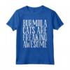 Uomo Gatti Burmilla - Burmilla - Gattino Burmilla Maglietta - Burmilla Cats are Freaking Awesome Gift Idea - Ideal for Burmilla Cat Lovers
