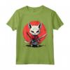 Samurai Gatto giapponese Kawaii Ninja Burmilla Cat - Maglietta unisex con Design Ninja e Gatti - Acquista online