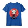 Samurai Gatto giapponese Kawaii Ninja Burmilla Cat - Maglietta unisex con Design Ninja e Gatti - Acquista online