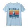 Migliori Uomini di Papà Gatto - Vintage Burmilla Cat Maglietta - Ideale per Compleanno, Natale e Giornata Internazionale del Gatto