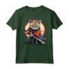 Gatto giapponese Ninja Kawaii - Samurai Burmilla Cat Maglietta - Design Felino Giapponese Intricato