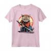 Gatto giapponese Ninja Kawaii - Samurai Burmilla Cat Maglietta - Design Felino Giapponese Intricato