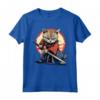 Gatto giapponese Ninja Kawaii - Samurai Burmilla Cat Maglietta - Design Felino Giapponese Intricato