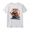 Gatto giapponese Ninja Kawaii - Samurai Burmilla Cat Maglietta - Design Felino Giapponese Intricato