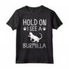 Retro Cat Motif - Hold On I See A Burmilla Cat Maglietta - Design Carino per Proprietari di Gatti Burmilla