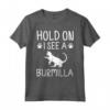 Retro Cat Motif - Hold On I See A Burmilla Cat Maglietta - Design Carino per Proprietari di Gatti Burmilla