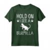Retro Cat Motif - Hold On I See A Burmilla Cat Maglietta - Design Carino per Proprietari di Gatti Burmilla