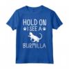 Retro Cat Motif - Hold On I See A Burmilla Cat Maglietta - Design Carino per Proprietari di Gatti Burmilla
