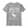 Retro Cat Motif - Hold On I See A Burmilla Cat Maglietta - Design Carino per Proprietari di Gatti Burmilla