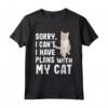 Scusa I Can't I Have Plans Con Il mio Gatto Burmilla - Maglietta per Amanti dei Gatti - Regalo Divertente per Chi Ama gli Animali