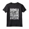 Uomo Mamma Burmilla - Gattino Burmilla - Burmilla Maglietta con Citazione Divertente - Ideale come Regalo Compleanno