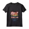 Donna Burmilla Retro Sunset / Life is Better With Burmilla Cats - Maglietta Vintage per Amanti dei Gatti - Acquista Online