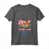 Donna Burmilla Retro Sunset / Life is Better With Burmilla Cats - Maglietta Vintage per Amanti dei Gatti - Acquista Online