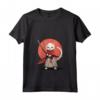 Donna Samurai Burmilla Gatto Giapponese Kawaii Ninja Cat Maglietta con Collo a V - Design Vivido per Appassionati di Gatti e Cultura Giapponese