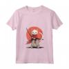 Donna Samurai Burmilla Gatto Giapponese Kawaii Ninja Cat Maglietta con Collo a V - Design Vivido per Appassionati di Gatti e Cultura Giapponese