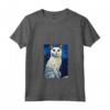 Donna Burmilla Cat Notte Stellata Pittura Maglietta con Collo a V - Il Miglior Regalo per Amanti dei Gatti Burmilla - Ideale per Natale, Ringraziamento o Compleanni
