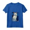 Donna Burmilla Cat Notte Stellata Pittura Maglietta con Collo a V - Il Miglior Regalo per Amanti dei Gatti Burmilla - Ideale per Natale, Ringraziamento o Compleanni