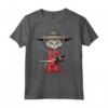 Samurai Burmilla Gatto Giapponese Kawaii Ninja Cat Maglietta - Design Intricato per Appassionati di Gatti e Cultura Giapponese
