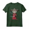 Samurai Burmilla Gatto Giapponese Kawaii Ninja Cat Maglietta - Design Intricato per Appassionati di Gatti e Cultura Giapponese