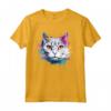 Faccia di gatto Burmilla Splash Art Colorata Maglietta - Design Unico per Amanti dei Gatti Burmilla
