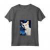 Donna Burmilla Cat Notte Stellata - Maglietta con Collo a V per Amanti dei Gatti - Regalo Perfetto per Natale o Compleanni