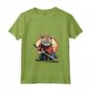 Donna Gatto Giapponese Ninja Kawaii Burmilla Cat Samurai Maglietta con Collo a V - Design Samurai unico per Appassionati di Gatti e Cultura Giapponese