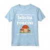 Funghi Porcini Divertente Micologo Fungaiolo Felicità Maglietta - Regalo Compleanno Natale Cacciatore di Funghi - Ideale per Passeggiate nel Bosco o in Montagna