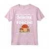 Funghi Porcini Divertente Micologo Fungaiolo Felicità Maglietta - Regalo Compleanno Natale Cacciatore di Funghi - Ideale per Passeggiate nel Bosco o in Montagna