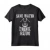 Bevitore di Rum - Maglietta Drink Rum Pirates con Design Accattivante - Ideale per Festival Pirati e Feste in Maschera