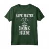 Bevitore di Rum - Maglietta Drink Rum Pirates con Design Accattivante - Ideale per Festival Pirati e Feste in Maschera