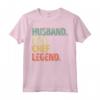 Marito Papà Chef Leggenda - Divertente Camicia per la Festa del Papà - Regalo Originale per Uomini Campeggio Barbecue Pesca