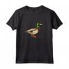 Germano Reale Drake Duck Caccia Bird Watcher Maglietta - Design Unico per Appassionati di Caccia agli Anatre - Black Fly Creations