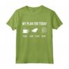 Divertente Beccaccia Caccia Cacciatore My Plan For Today Maglietta - T-shirt Caccia alla Beccaccia Grafica Originale